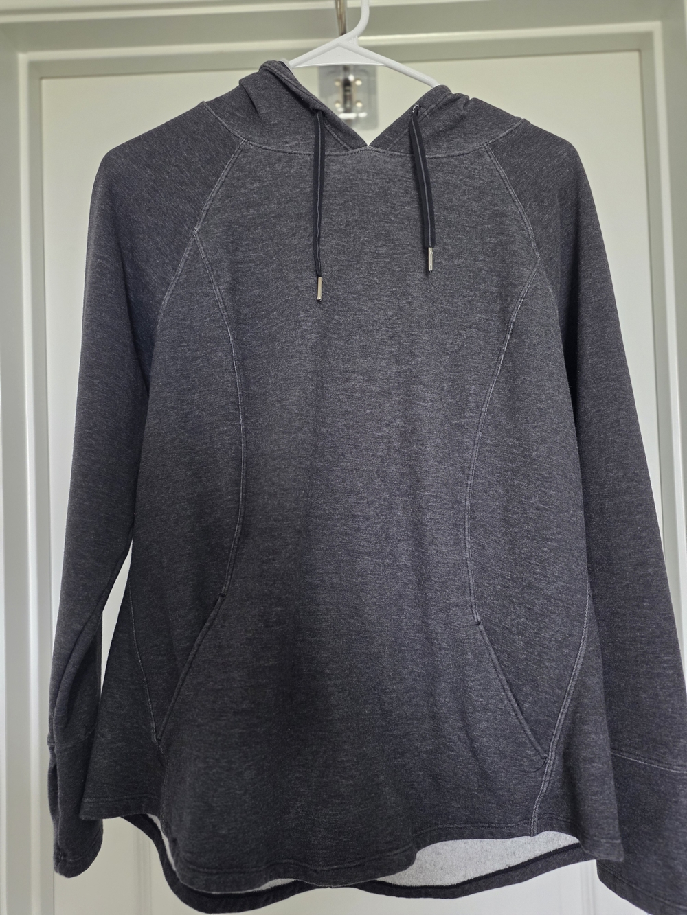 Athletic Works Charcoal Gray Hooded Sweatshirt